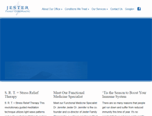 Tablet Screenshot of jesterchiropractic.com